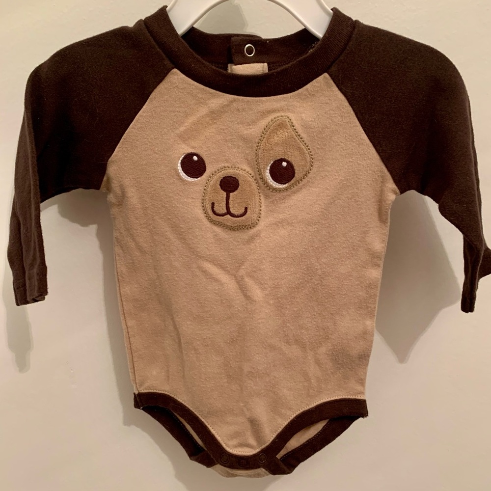 Gymboree L-Sleeve Dog Onesie